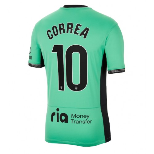 Fotbalové Dres Atletico Madrid Angel Correa #10 Alternativní 2023-24 Krátký Rukáv